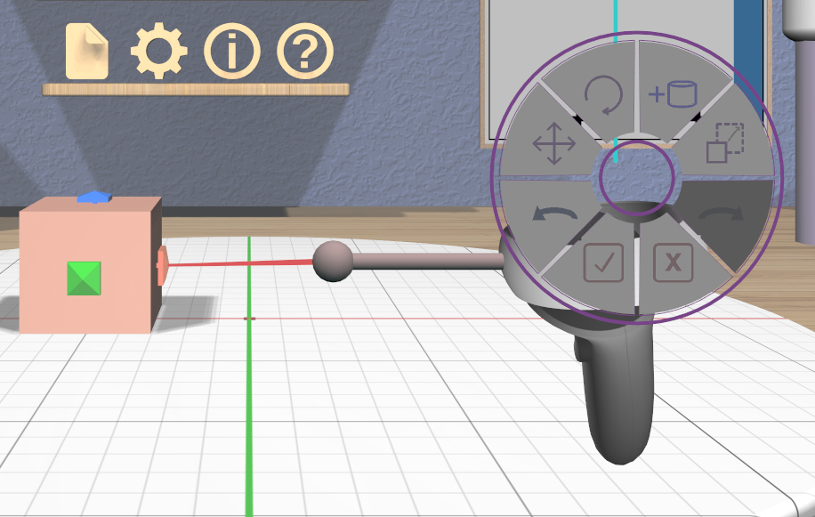 Radial Menu Vr Interaction — EasyMaker3D 1.6.0 documentation